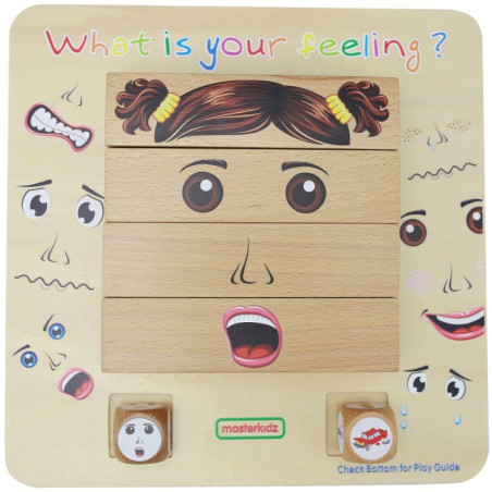 MASTERKIDZ Learning Emotions деревянная игра Монтессори