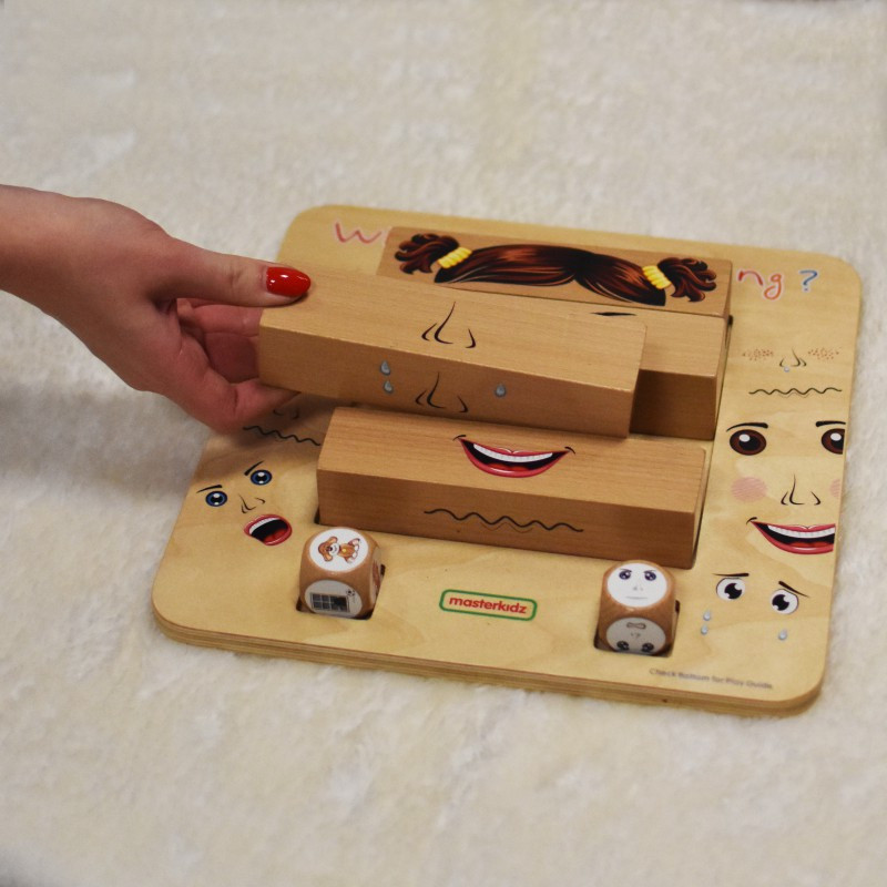 MASTERKIDZ Learning Emotions деревянная игра Монтессори