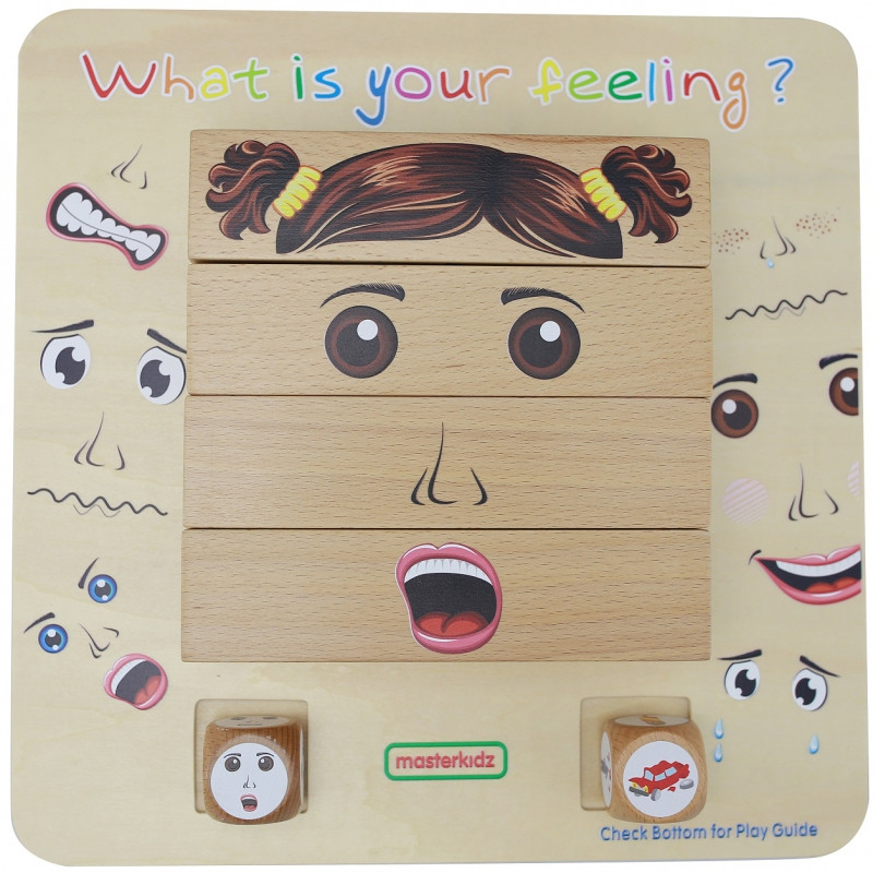 MASTERKIDZ Learning Emotions деревянная игра Монтессори