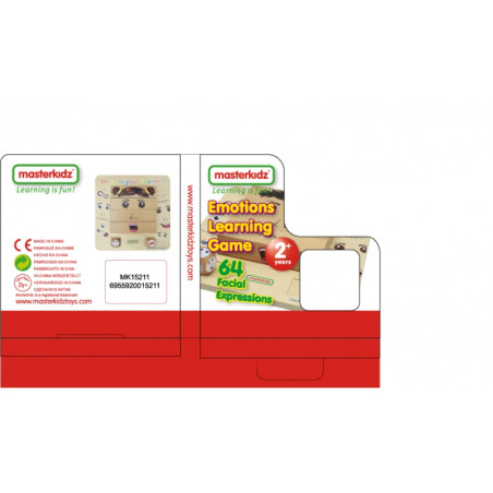 MASTERKIDZ mokymosi emocijos Montessori medinis žaidimas