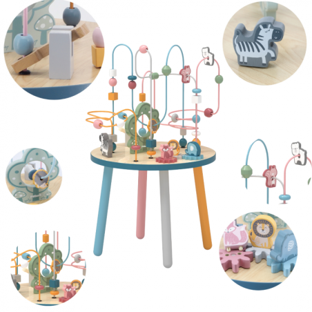 VIGA PolarB medinis edukacinis, manipuliacinis stalas Montessori