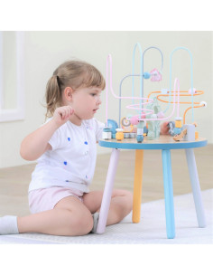 VIGA PolarB medinis mokomasis manipuliacinis stalas Montessori susipynimas 2