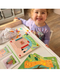 TOOKY TOY Головоломка с булавками и колышками для скалолазания 2