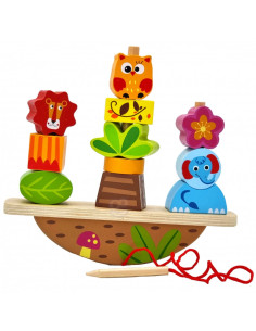 TOOKY TOY gyvūnų balansavimo dėlionės 2