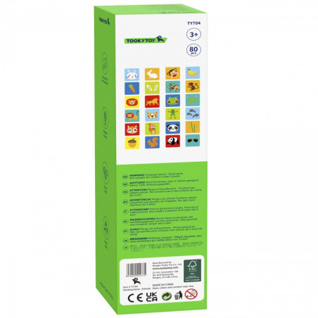 TOOKY TOY Gra Zręcznościowa Zwierzęta 82 el.