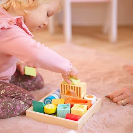 CLASSIC WORLD Mediniai sensoriniai blokai 7 funkcijos Daugiafunkcinės dėlionės formos Garsas MONTESSORI 14 vnt. CLASSIC WORLD Mediniai sensoriniai blokai 7 funkcijos Daugiafunkcinės dėlionės formos Garsas MONTESSORI 14 vnt.