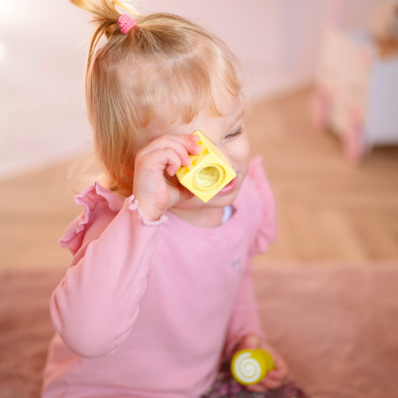 CLASSIC WORLD Деревянные сенсорные блоки 7 функций Многофункциональные головоломки Формы Звук MONTESSORI 14 шт.