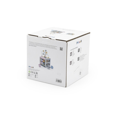 Деревянный развивающий игровой центр VIGA PolarB Activity Box, кубик 5 в 1