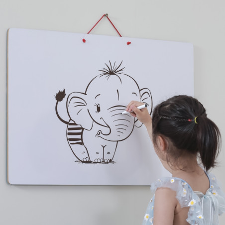 Viga 2in1 mokomoji lenta su magnetiniu Montessori pasaulio žemėlapiu