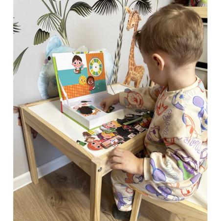 TOOKY TOY dėlionė medinė magnetinė dėžutė