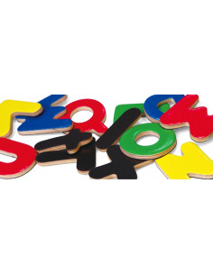 Деревянные магнитные буквы VIGA для обучения письму 2