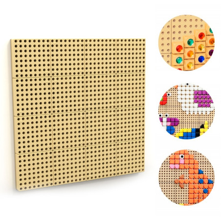MASTERKIDZ STEM Creative Science Board Wall Panel + Mounting Panel 80 x 80 (cm)