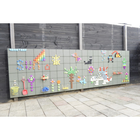 Настенная панель MASTERKIDZ Science Board Creative STEM Outdoor Board + Монтажная панель 120x80 см