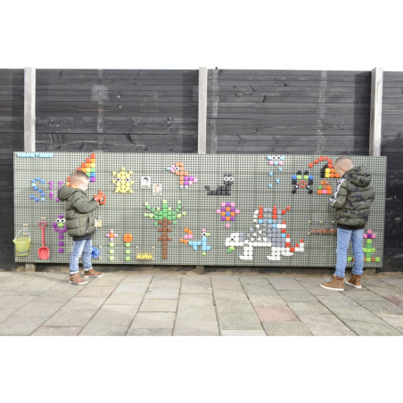 Настенная панель MASTERKIDZ Science Board Creative STEM Outdoor Board + Монтажная панель 120x80 см