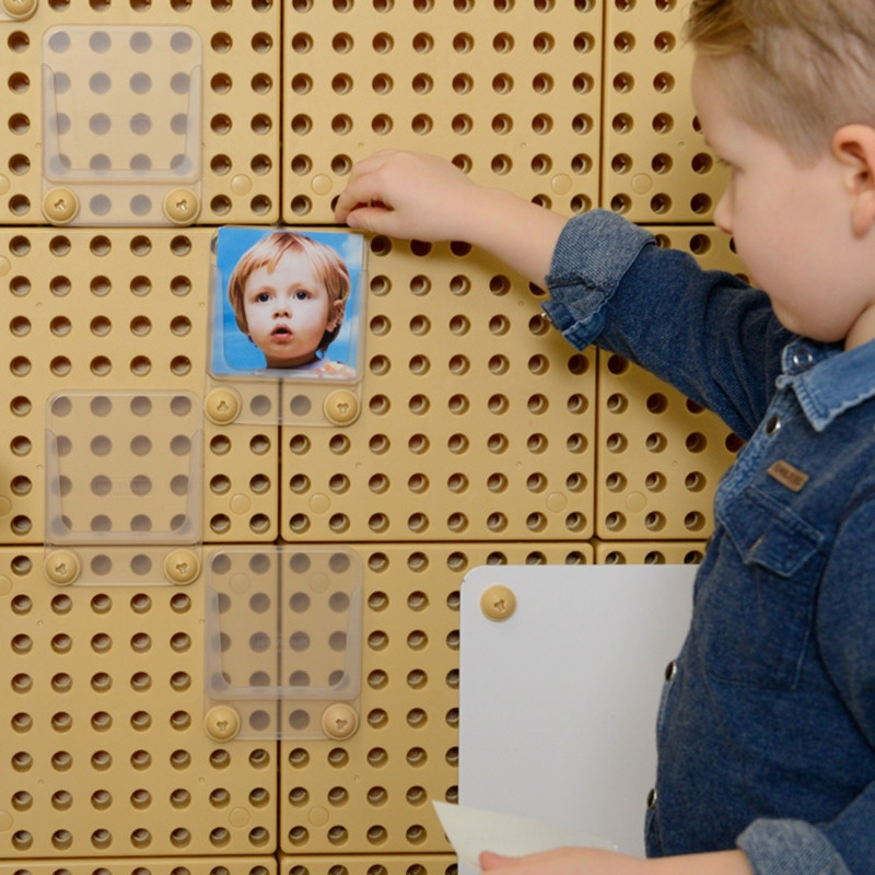 MASTERKIDZ Прозрачный чехол для фотокарточек, 6 шт.