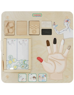 MASTERKIDZ Montessori Sense of Touch Educational Board