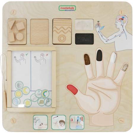 MASTERKIDZ Montessori Sense of Touch Educational Board
