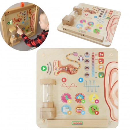 MASTERKIDZ Монтессори-образовательная доска для слабослышащих