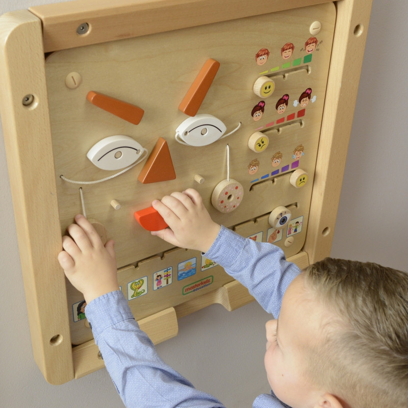 MASTERKIDZ mokomoji lenta Kaip jaučiatės? Montessori emocijų mokymasis