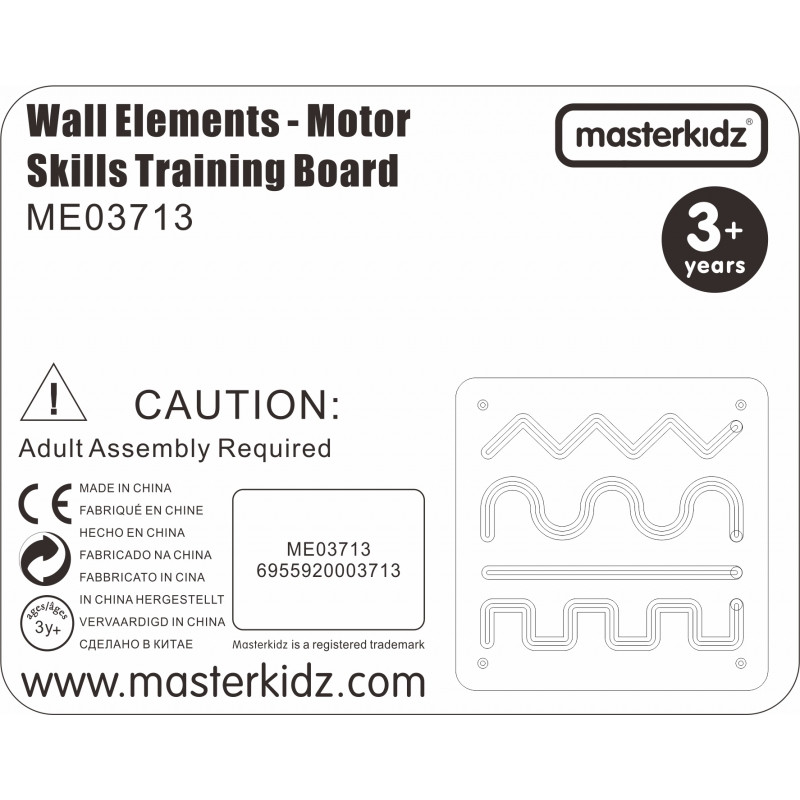 MASTERKIDZ Montessori Fine Motor Sliding Board