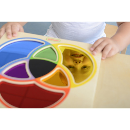 MASTERKIDZ Edukacinė lenta Veidrodinis mokymasis maišyti spalvas MASTERKIDZ Edukacinė lenta Veidrodinis mokymasis maišyti spalvas