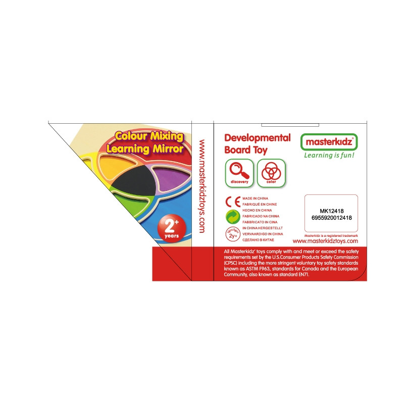 MASTERKIDZ Edukacinė lenta Veidrodinis mokymasis maišyti spalvas