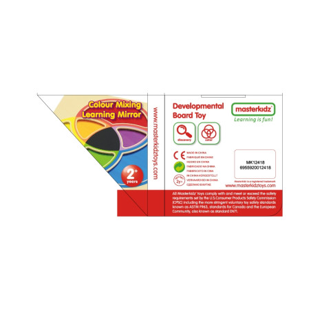 MASTERKIDZ Edukacinė lenta Veidrodinis mokymasis maišyti spalvas MASTERKIDZ Edukacinė lenta Veidrodinis mokymasis maišyti spalvas
