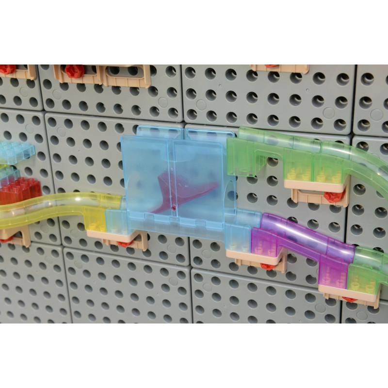 MASTERKIDZ Ball Track Construction Set STEM Board 120 pieces