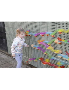 MASTERKIDZ Statybinis rinkinys Rutulinis takelis STEM lenta 440vnt 2