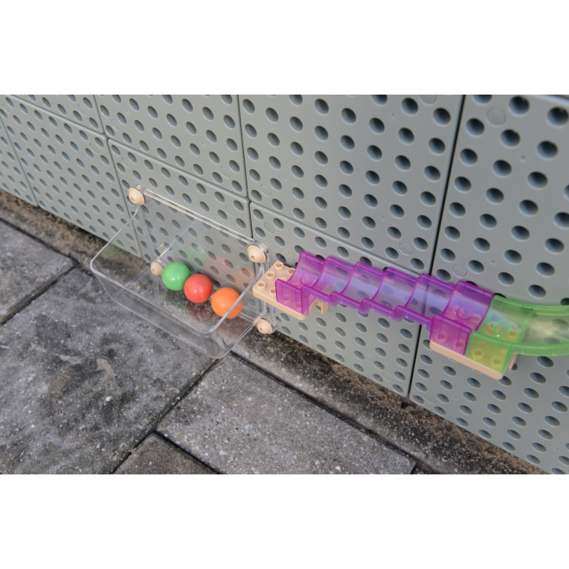 MASTERKIDZ Statybinis rinkinys Rutulinis takelis STEM lenta 440vnt