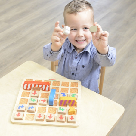 MASTERKIDZ ankstyvojo mokymosi programavimo dėlionė Raskite kelią į sūrį!