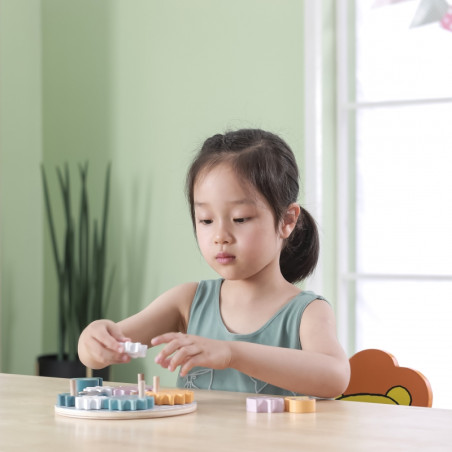 Деревянные шестеренки VIGA PolarB с животными