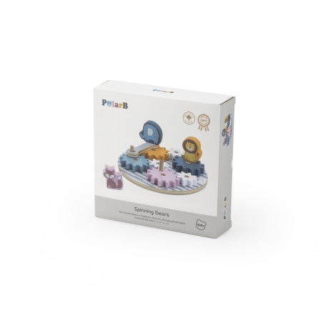Деревянные шестеренки VIGA PolarB с животными