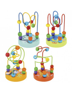 TOOKY TOY medinis mokomasis variklio kilpos labirintas susipynęs