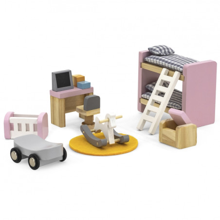 Комплект мебели для кукольного домика VIGA PolarB для детской комнаты