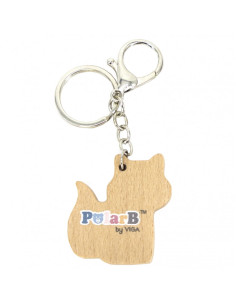 VIGA PolarB medinis lapės raktų pakabukas 2