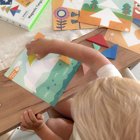 TOOKY TOY Tangram Dėlionė vaikams Mokymosi formos Figūros Figūros Formos 18vnt.