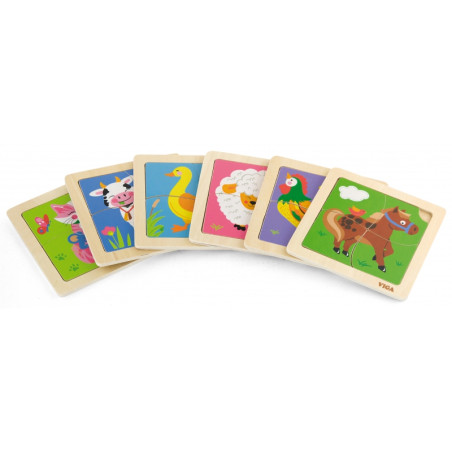 VIGA Handy Wooden Duck Puzzle
