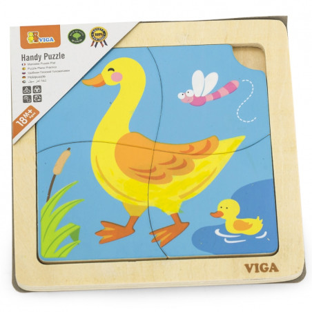 VIGA Handy Wooden Duck Puzzle