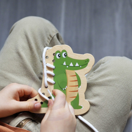 KLASIKINIS PASAULIS Mediniai nėriniai Susipynę Sriegimo Gyvūnų virvė 10 vnt.