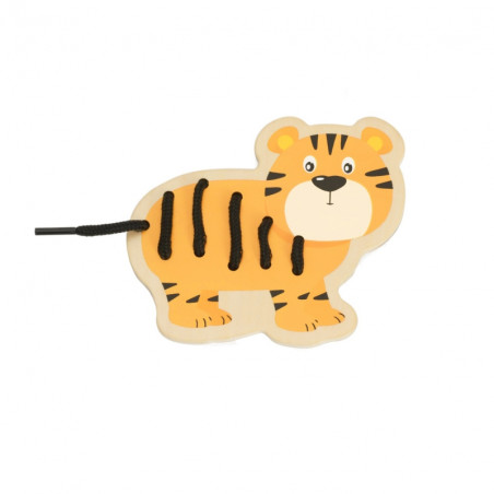 CLASSIC WORLD Mediniai batų raišteliai susipynę sriegimo gyvūnai Afrika 10 vnt.