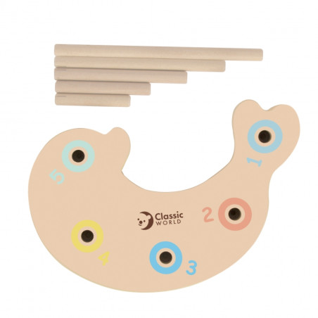 CLASSIC WORLD Деревянная игра «Рыбалка» Набор из 2 удочек 24 предмета.