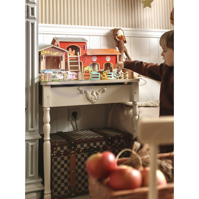 WOOPIE GREEN Mega Farm Animal Figures Stable Cowshed Henhouse 18 pcs.