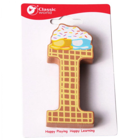 CLASSIC WORLD medinė raidė I