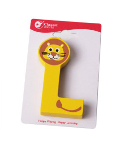 Деревянная буква L КЛАССИЧЕСКОГО МИРА