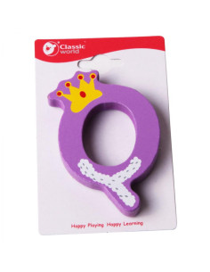 CLASSIC WORLD medinė raidė Q