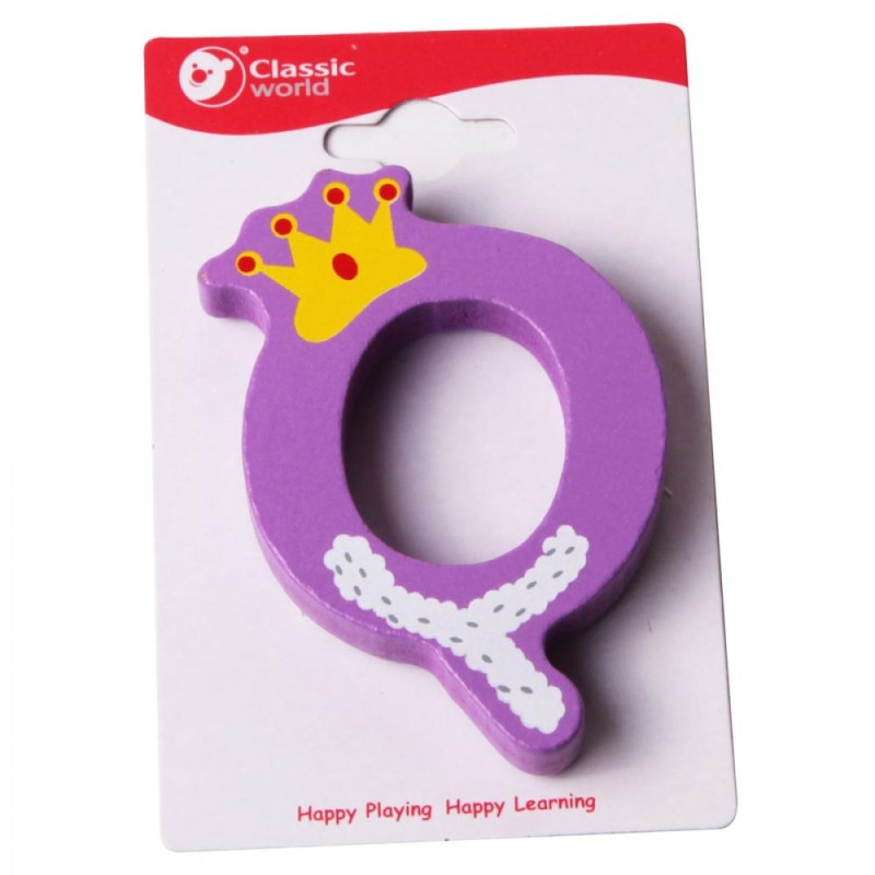 Деревянная буква Q от CLASSIC WORLD