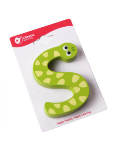 Деревянная буква S от CLASSIC WORLD