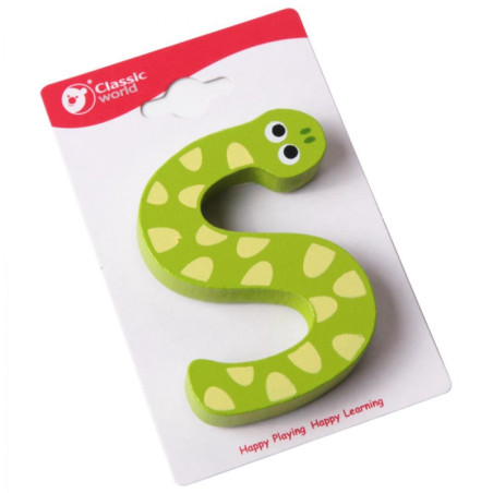 Деревянная буква S от CLASSIC WORLD