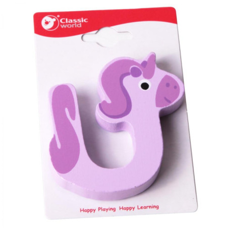 CLASSIC WORLD medinė raidė U